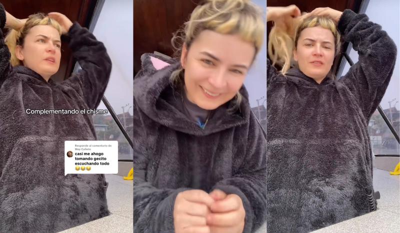 Pamela, Microteje en redes sociales: mujer que estuvo con humorista en cuestión.