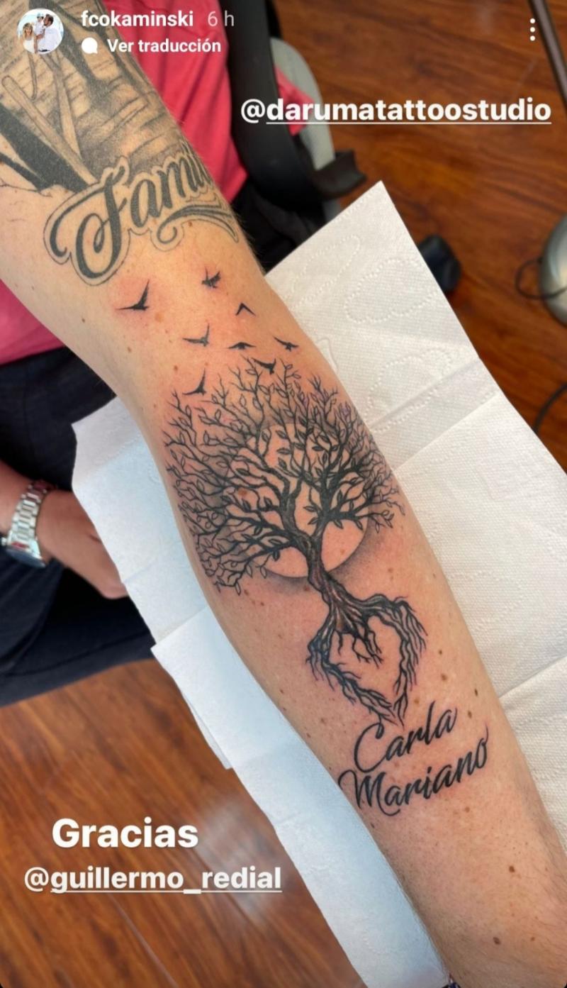Tatuaje de Francisco Kaminski | Instagram