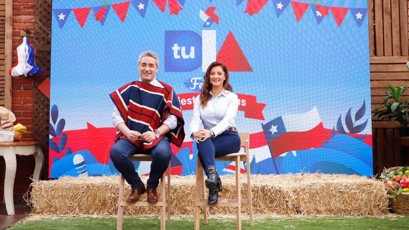 José Luis Repenning y Priscilla Vargas inauguran la gran fonda de Tu Día