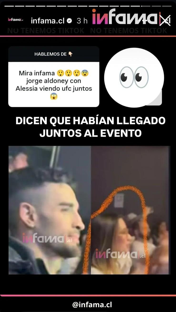 Jorge Aldoney y Alessia Traverso juntos en evento - Infama