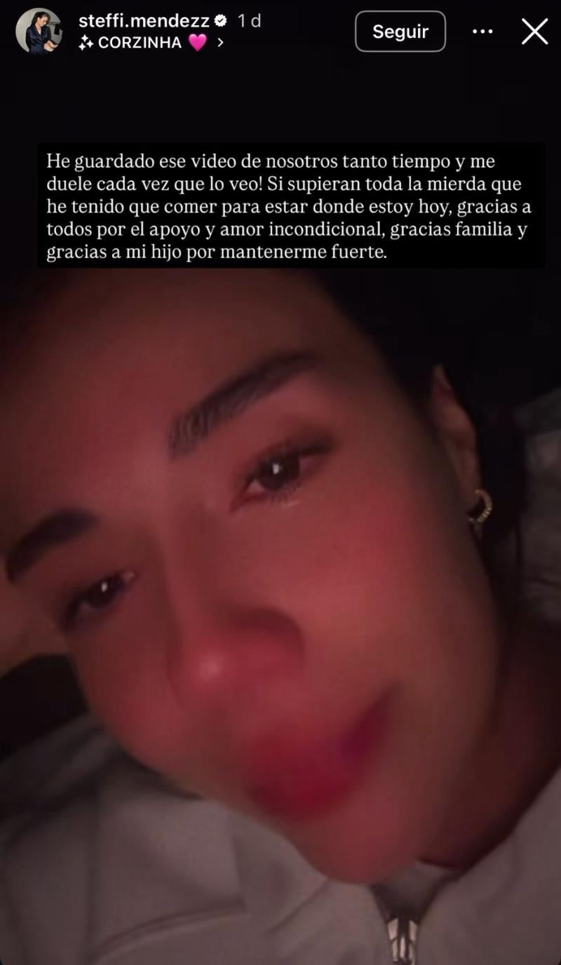 Historia de Steffi Méndez | Instagram