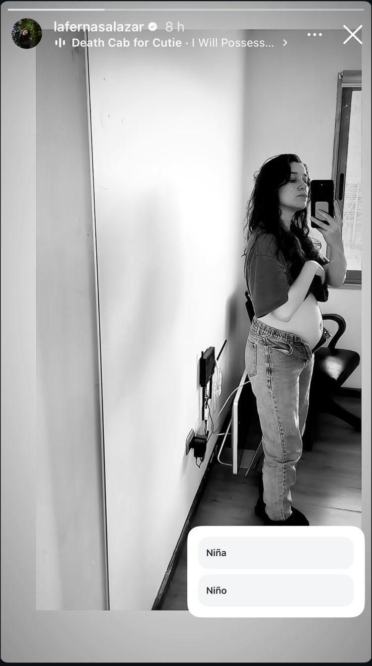 Fernanda Salazar muestra el avance de su embarazo - Instagram