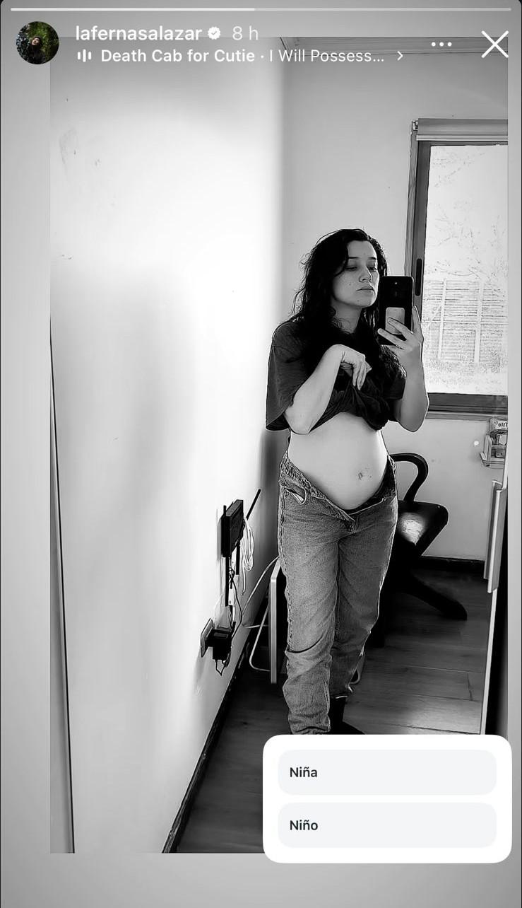 Fernanda Salazar muestra el avance de su embarazo - Instagram