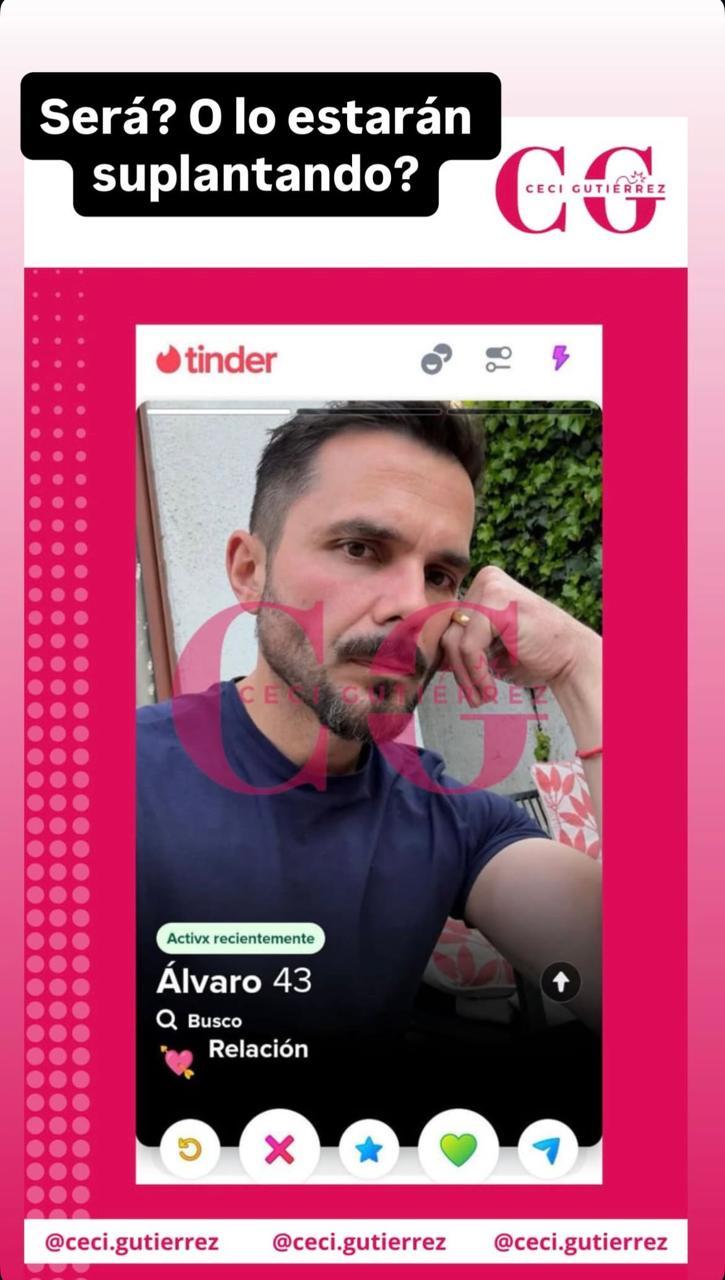 El supuesto perfil de Álvaro Ballero en Tinder - Cecilia Gutiérrez