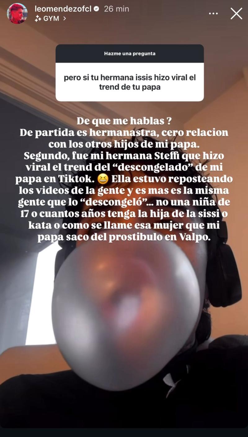 Historia de Leo Méndez | Instagram
