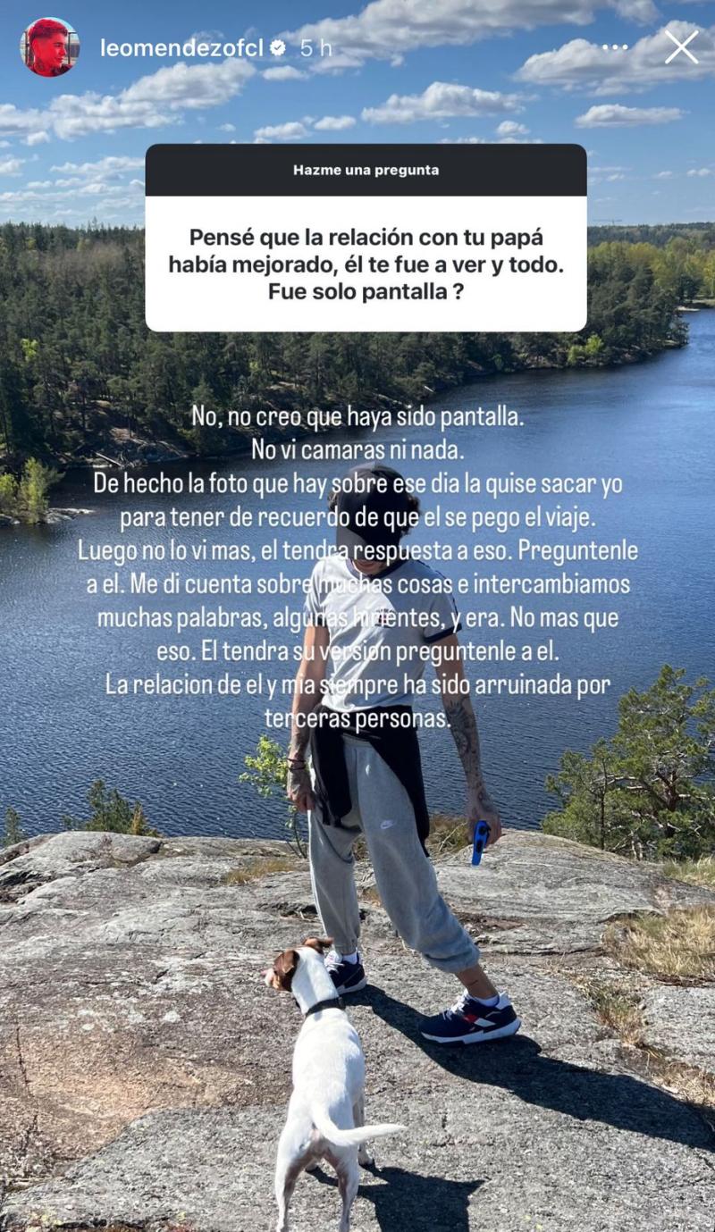 Historia de Leo Méndez | Instagram