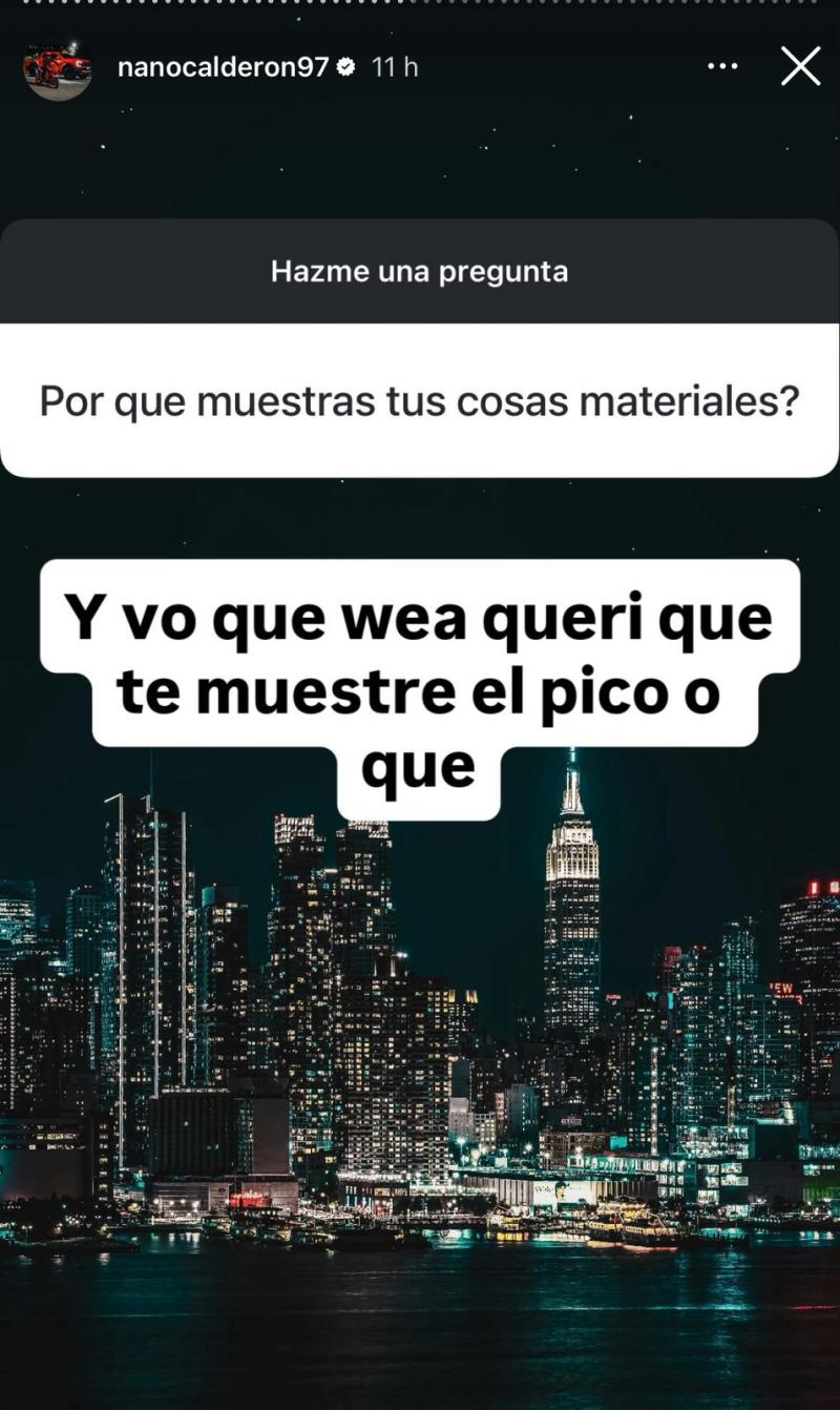 Nano Calderón | Instagram