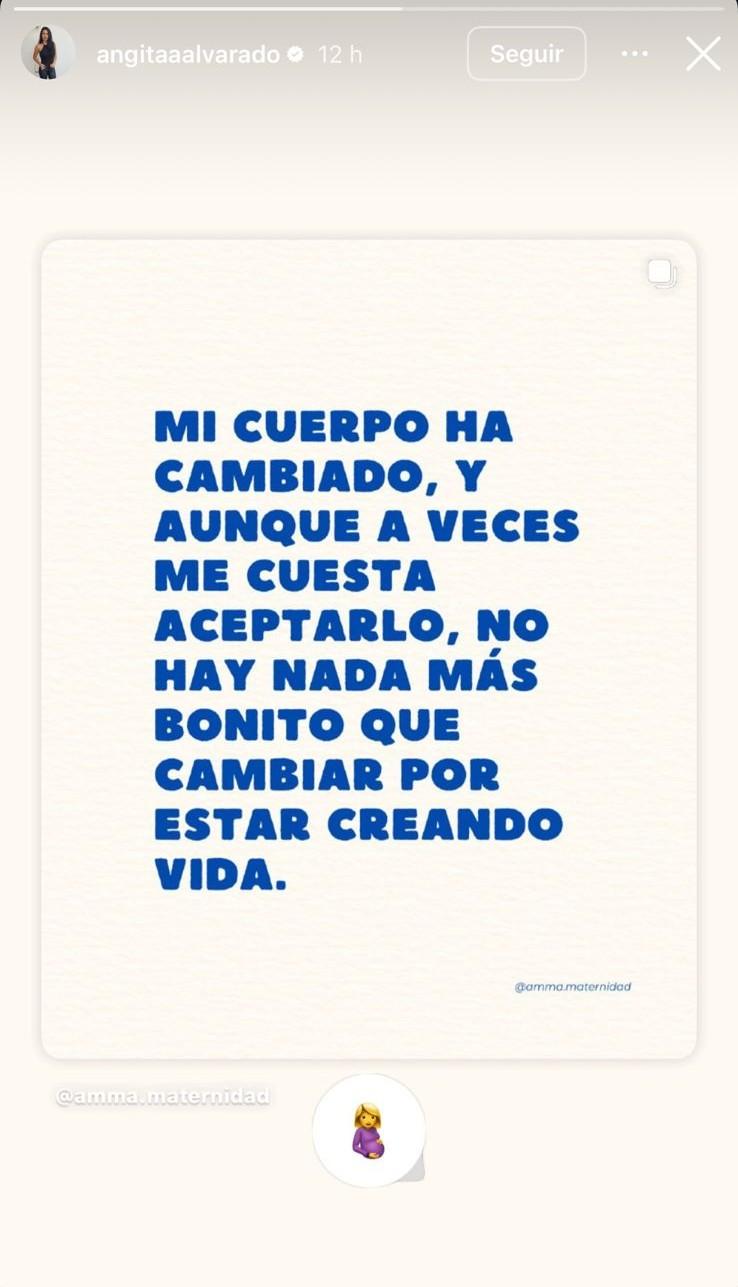 Historia de Angie Alvarado | Instagram