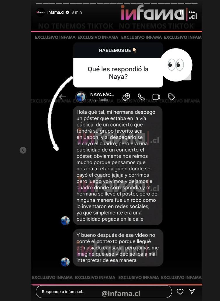 Historia de Naya Fácil | Instagram