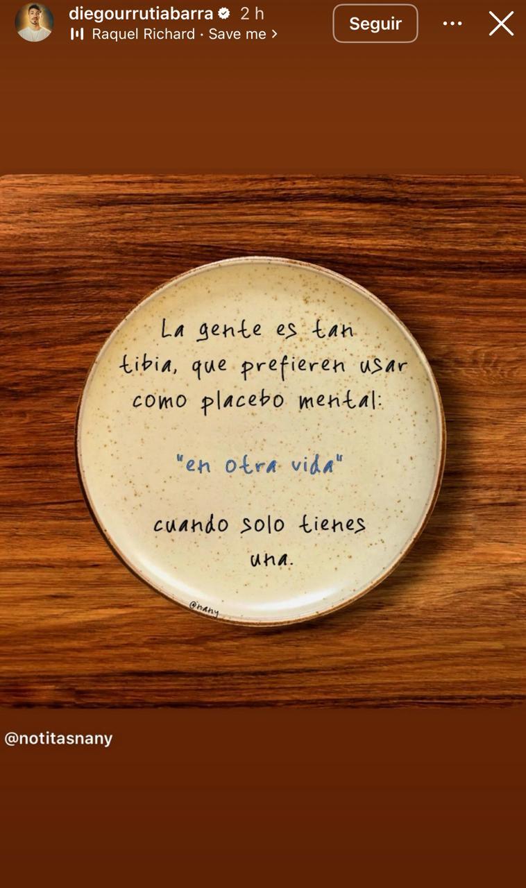 Historia de Diego Urrutia | Instagram