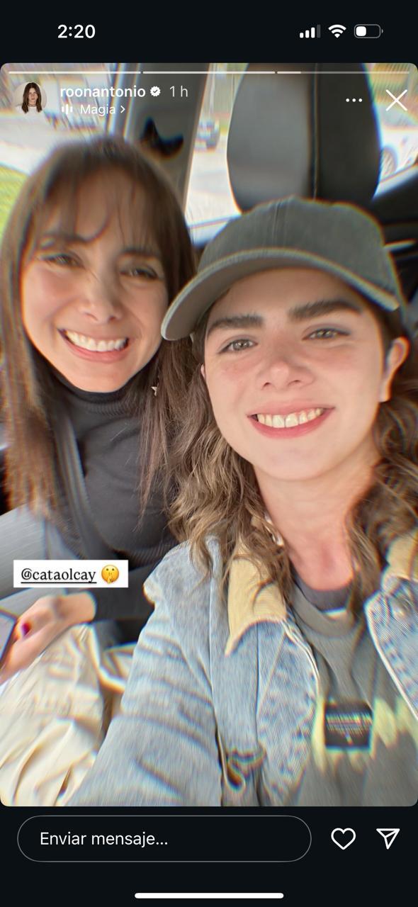Cata Olcay y Roon Antonio se reencuentran - Instagram