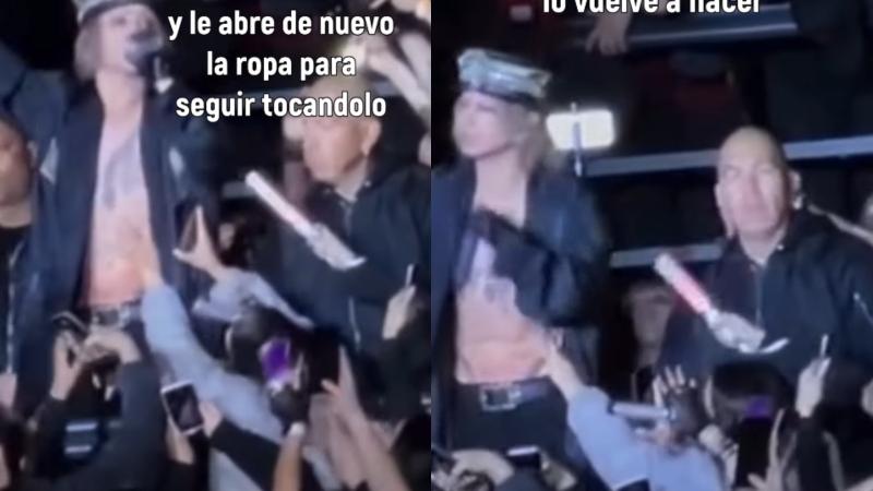 Cantante japonés fue acosado por fanática chilena - Captura