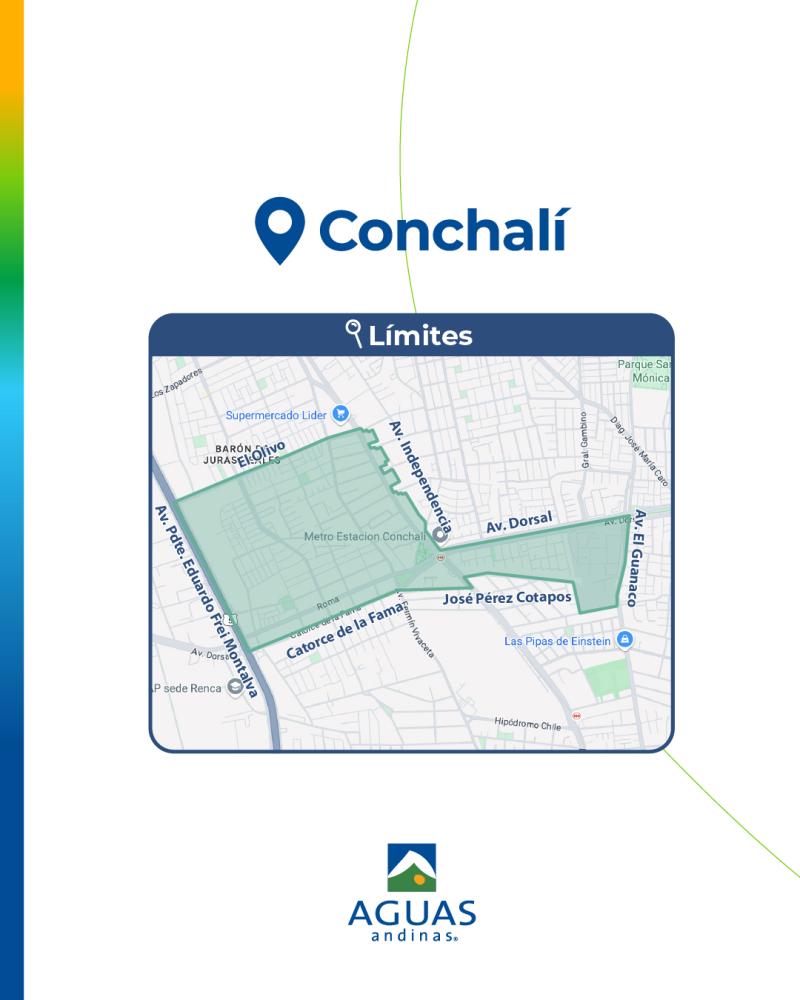 Corte de agua en Conchalí - Aguas Andinas
