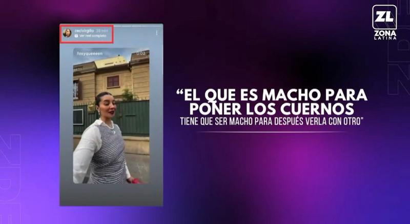 Historia que subió la exsuegra de Karol Lucero | Captura Zona de Estrellas