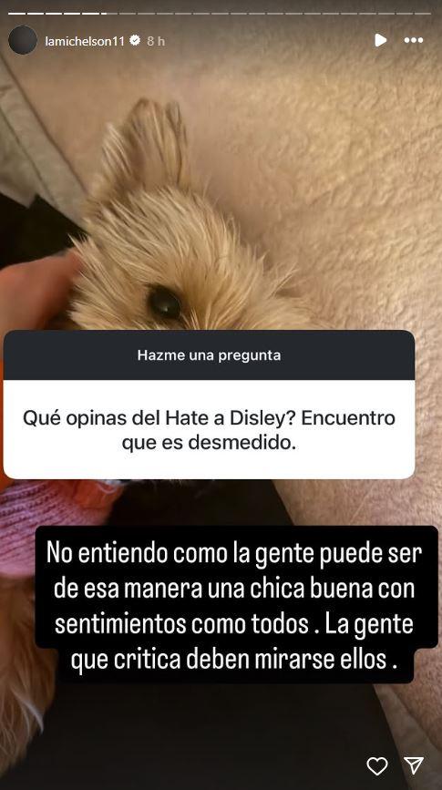 Historia de Instagram de Ignacia Michelson
