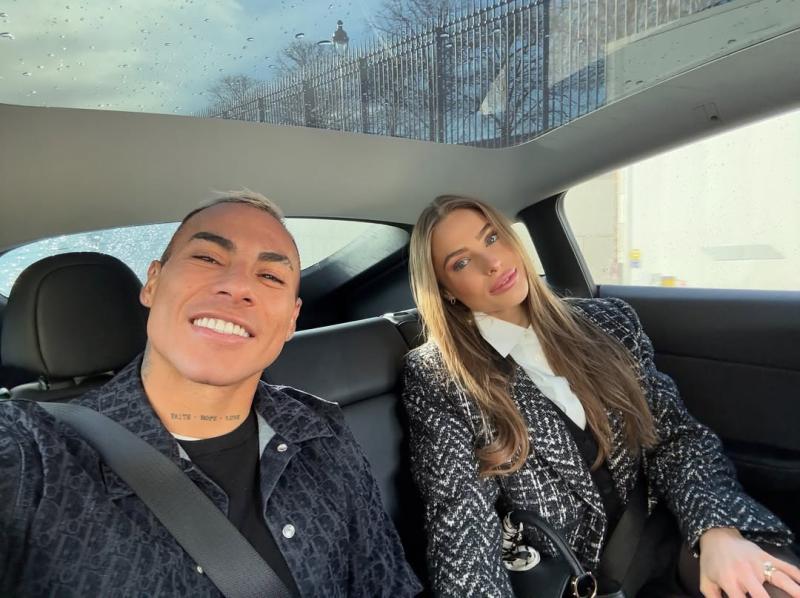 Eduardo Vargas y Juliana Peixoto - Instagram