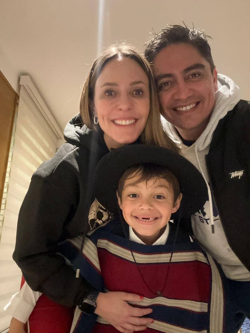 Sergio Freire, Maly Jorquiera y Lucas Freire - Instagram