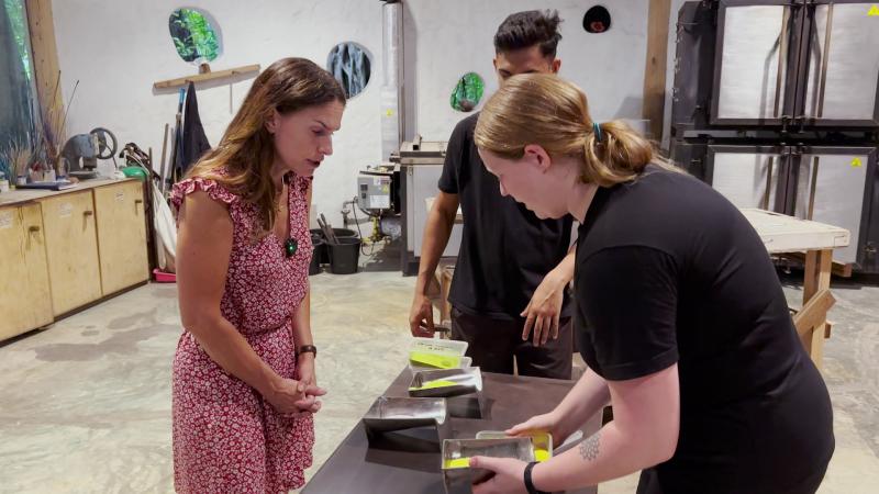 María Gracia Subercaseaux participó de programa de sustentabilidad de las Maldivas. Créditos: 13C