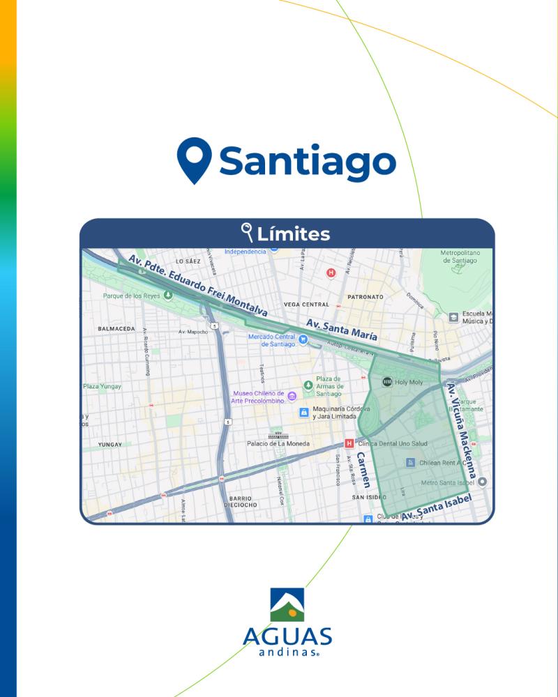 Corte de agua en Santiago - Aguas Andinas