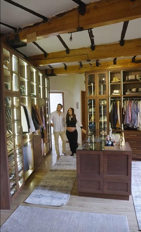 El walk-in closet de Meli Noto y Pangal - Instagram