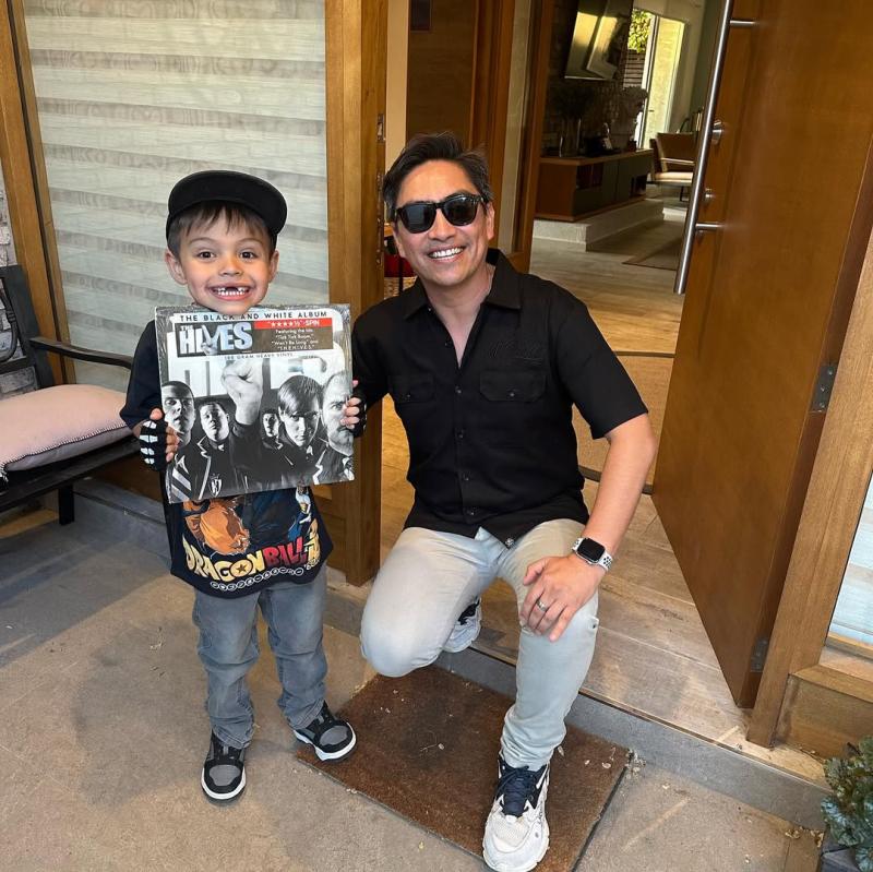 Sergio Freire y su hijo - Instagram