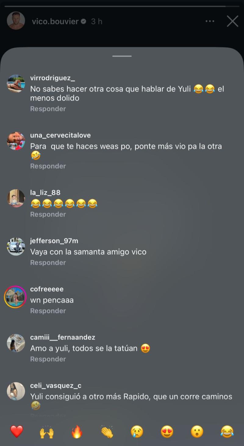 Comentarios a Vico, ex de Yuli Cagna | Instagram