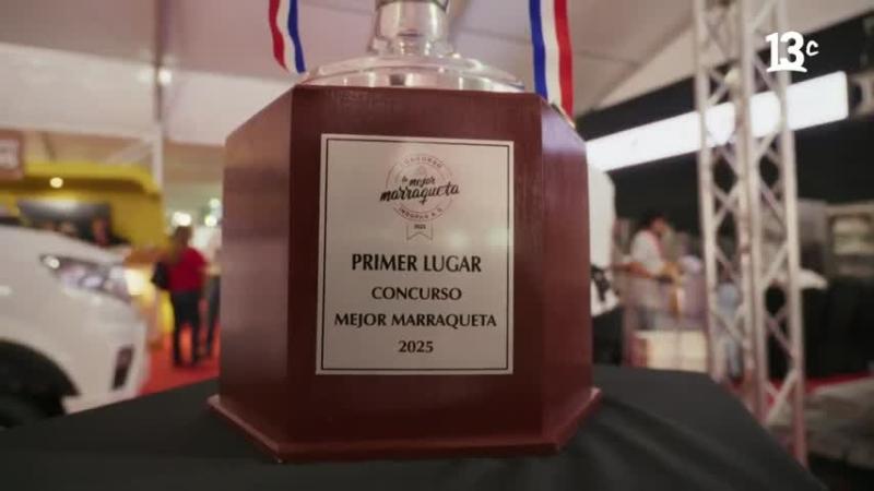 Parte del trofeo a "Mejor Marraqueta 2025". Créditos: 13C