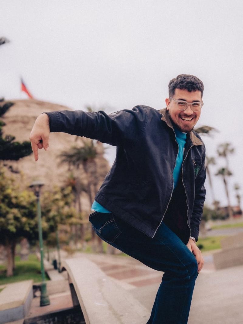 El comediante Claudio Michaux sufrió accidente en moto - Instagram