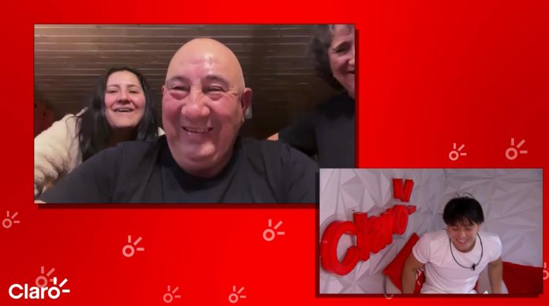 Alan Didier habló con su familia en Mundos Opuestos