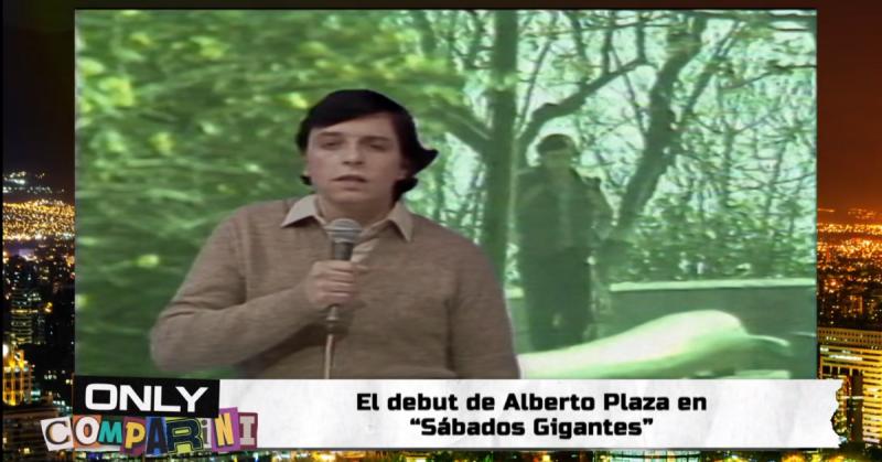 El debut de Alberto Plaza en Sábados Gigantes | Only Comparini