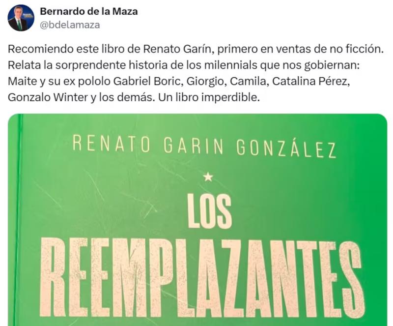 Bernardo de la Maza - cuenta de X