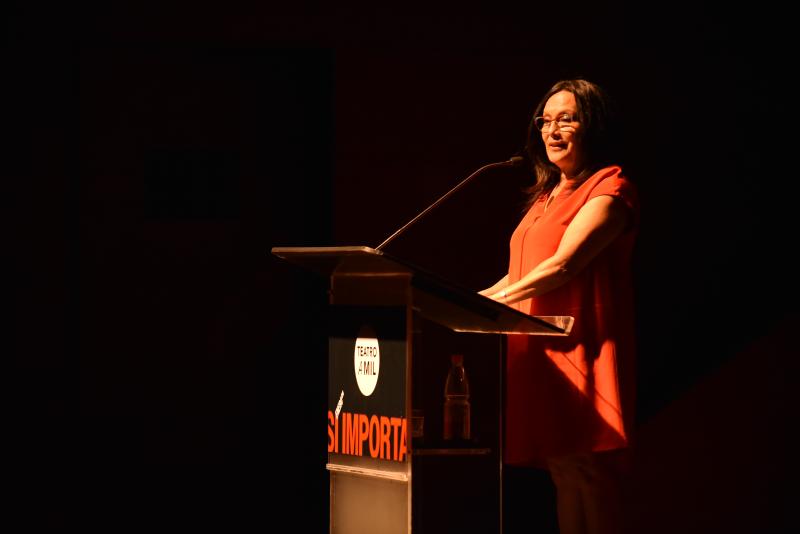 Carmen Romero, Directora General de la Fundación Teatro a Mil. Créditos: Fundación Teatro a Mil y Escondida | BHP