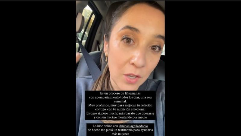 Cami Chef explicando la terapia