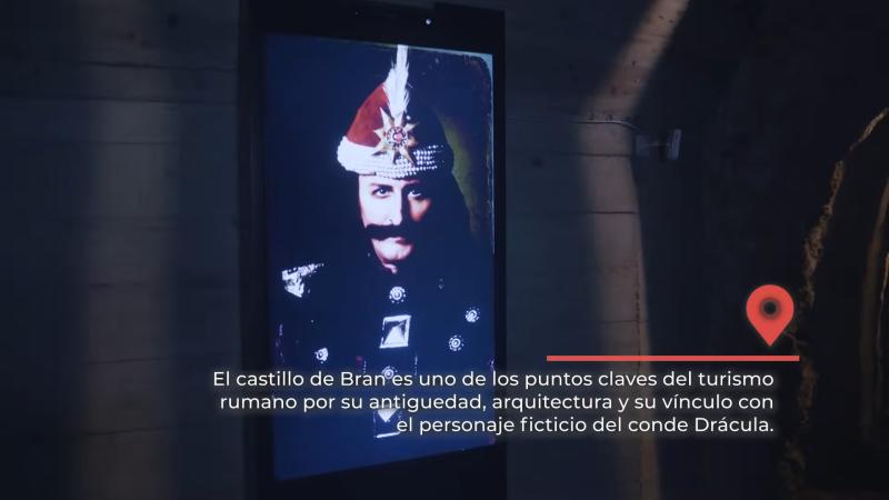 El castillo de Drácula en "Siempre hay un chileno". Créditos: Canal 13