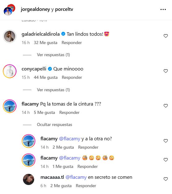 Usuarios aplaudieron cercanía de Jorge Aldoney con Luna Marinetti - Instagram