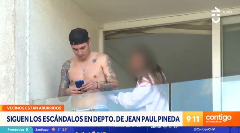 Jean Paul Pineda habría pasado fin de semana con Valentina Castro - Créditos: Chilevisión