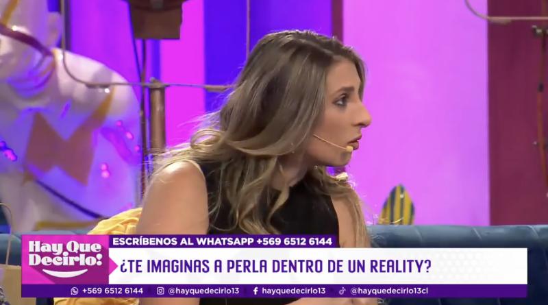 Perla Ilich dice con quién jamás entraría a un reality.