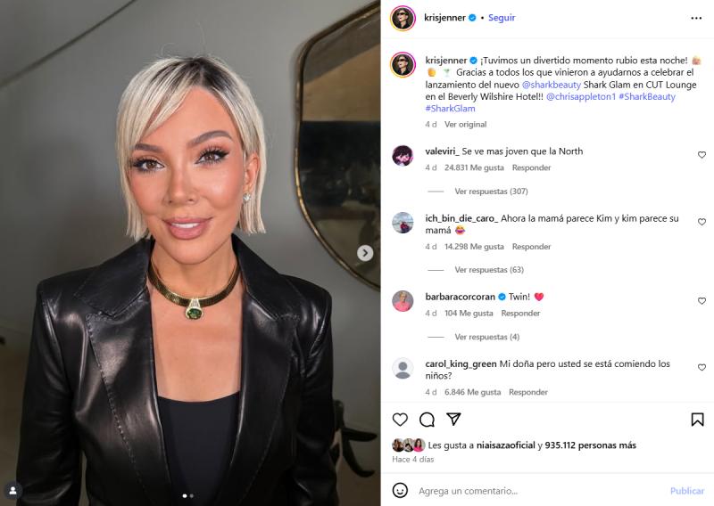El increíble cambio de Kris Jenner que impactó en redes - Instagram