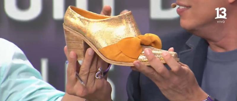 Los zapatos que modelaron en Hay que decirlo.