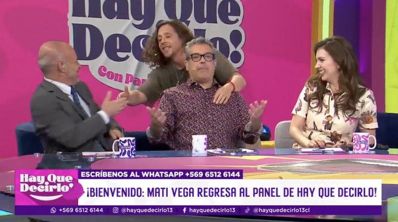 Matías Vega regresa a ¡Hay que decirlo!.