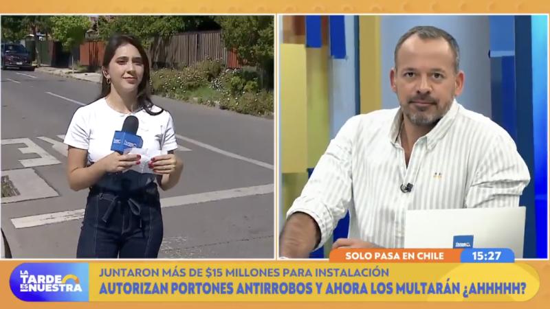 Padre Hurtado: Instalan portons antirrobos y los multan.