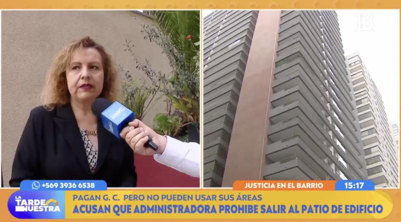 Santiago Centro: vecinos no pueden ocupar espacios comunes.