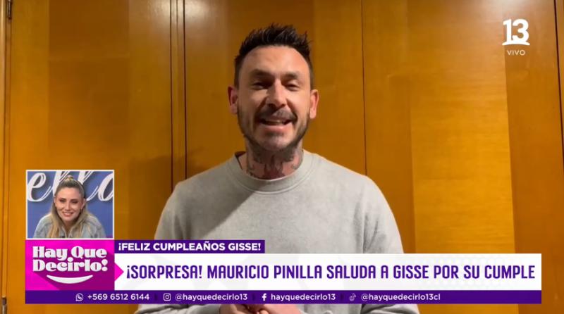 Mauricio Pinilla envió romántico saludo a Gissella Gallardo - Hay que decirlo