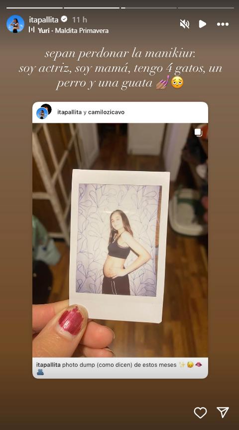 El mensaje de Daniela Pérez tras anunciar embarazo junto a Camilo Zicavo - Instagram