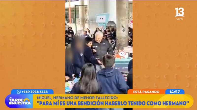 Esteban con Don Francisco