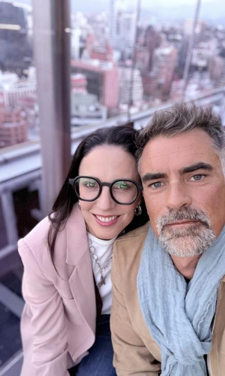Luz Valdivieso y su pareja | Instagram