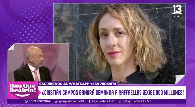 Claudio Valdivia explica las reales posibilidades que tiene Cristián Campos para ganar juicio.