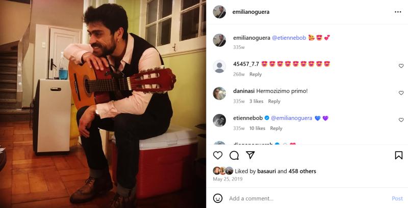 Última foto de Emilia en la que se ve su expareja | Instagram