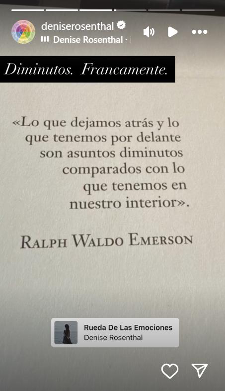 Historia de Denise Rosenthal | Instagram