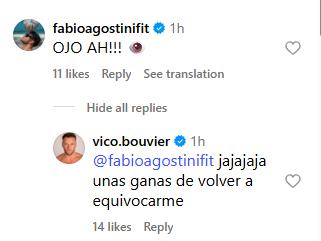 Vico Bouvier respondiendo mensajes | Instagram